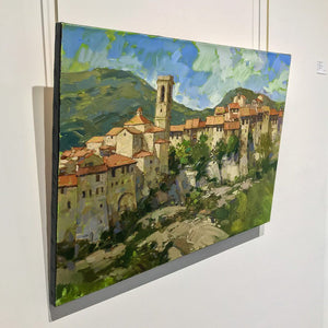 Paul Paquette Ancient Neighbours, South of France | 20" x 30" Oil on Canvas