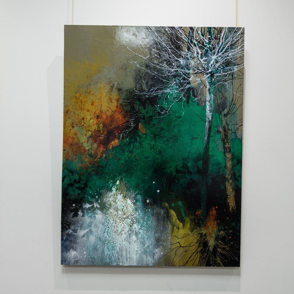 Ariane Dubois Arborescence No. 2 - Osmose | 48" x 36" Mixed Media on canvas