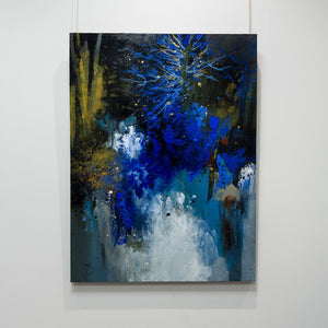 Ariane Dubois Arborescence No.3 - La Foret Noire | 48" x 36" Mixed Media on canvas