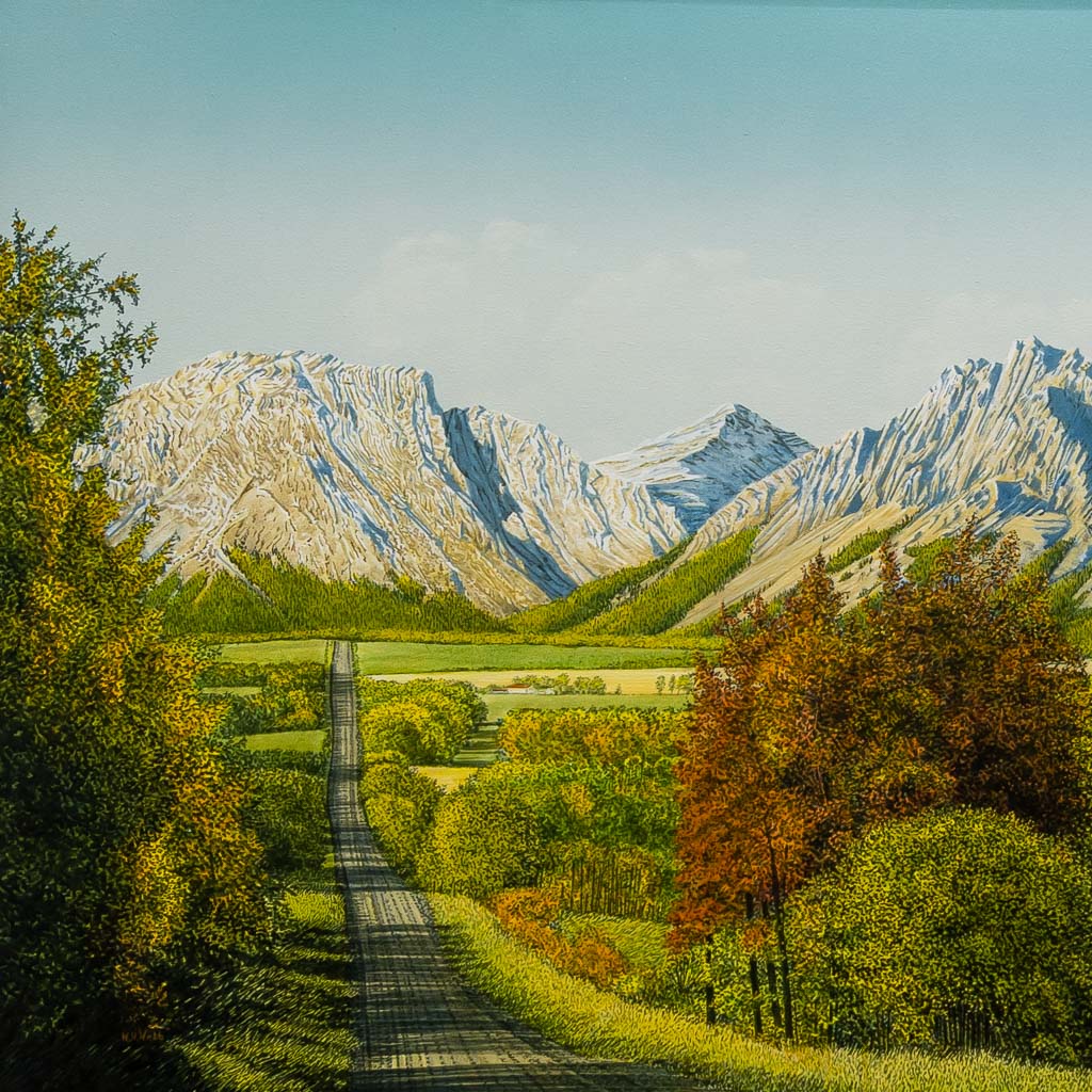 Autumn Vista by Turner Valley | 30" x 60" Acrylic on Canvas W. H. Webb