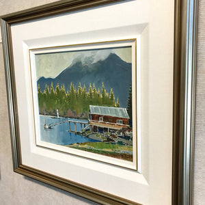Robert Genn Beach House at Tofino (1980) | 10" x 12" Acrylic on Board