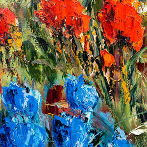 Gerda Marschall Birthday Wishes | 40" x 40" Oil on Canvas
