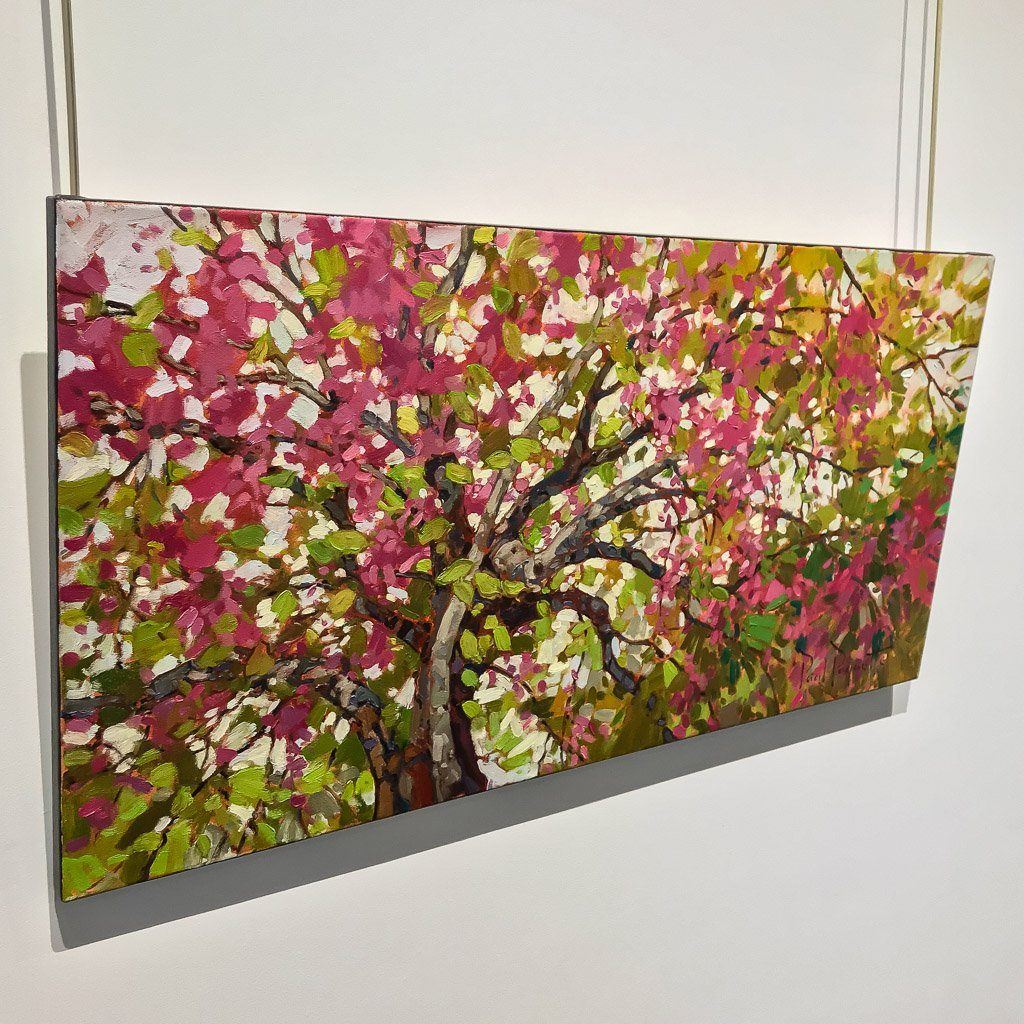 Paul Paquette Blossoms | 18" x 36" Oil on Canvas