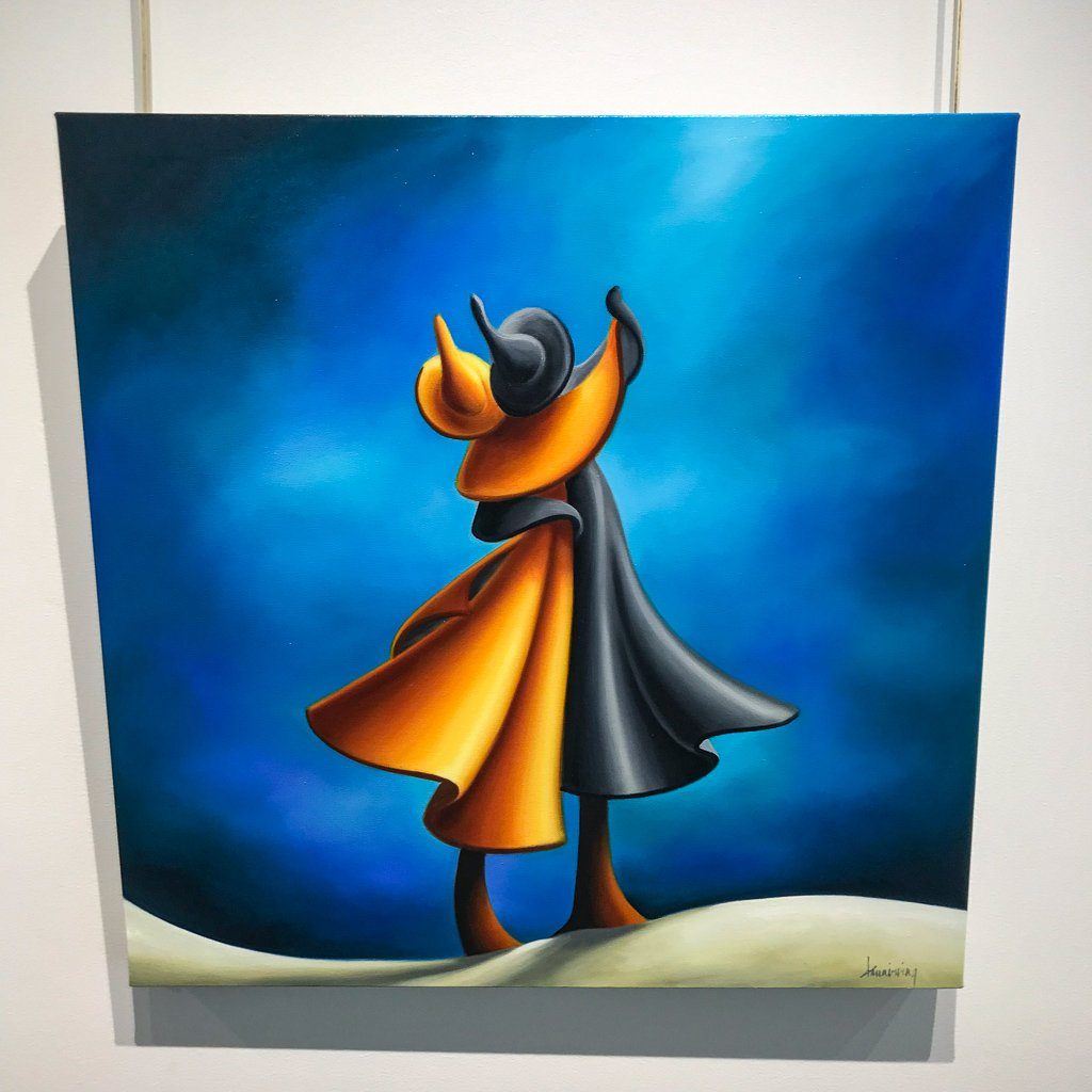 Dana Irving Blues | 24" x 24" Oil on Canvas