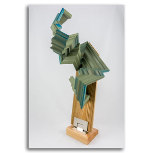Andrew Mirth C 2013 | 29" x 12" Reclaimed Wood Mixed Media Sculpture