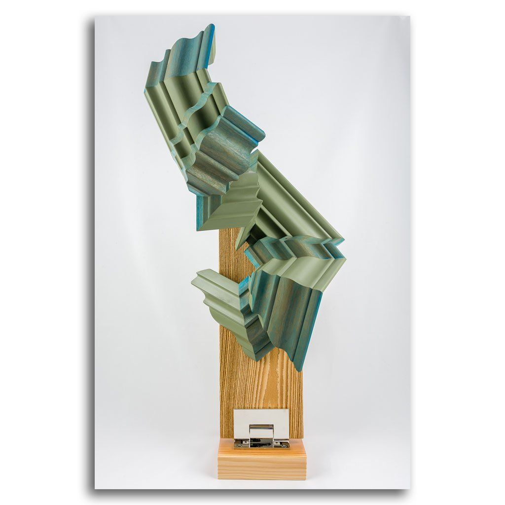 C 2013 | 29" x 12" Reclaimed Wood Mixed Media Sculpture Andrew Mirth