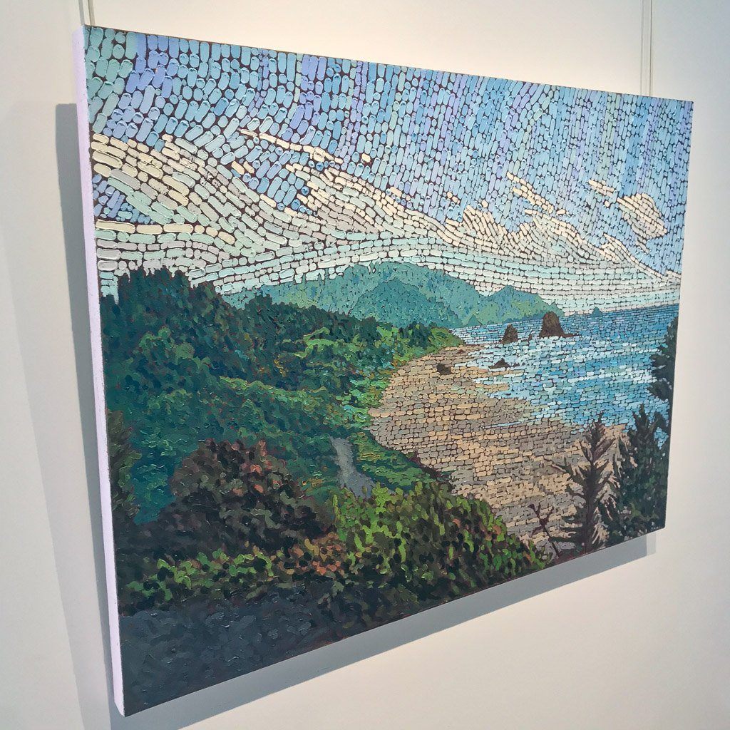 Cannon Beach - Haystack Rock | 30" x 40" Oil on Canvas Joel Mara