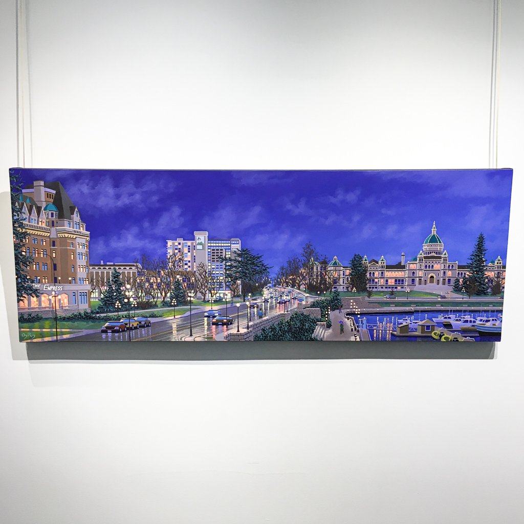John Ogilvy Capitol | 24" x 67.5" Oil on Canvas