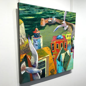 Paul Jorgensen Channel Calm | 36" x 36" Acrylic on Canvas