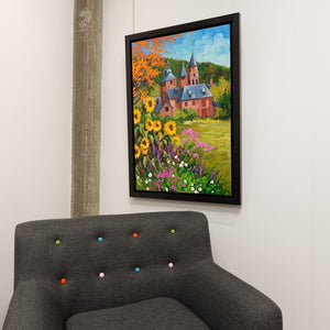 Robert Savignac Collonges-la-Rouge | 24" x 36" Oil on Canvas