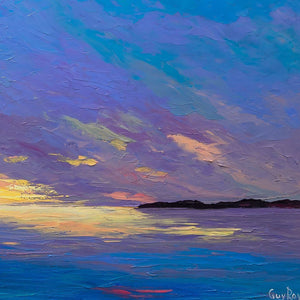 Guy Roy Couleur des Reines | 36" x 72" Oil on Canvas