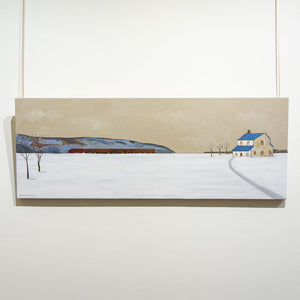 Alain Bédard Cross the Country | 18" x 48" Acrylic on Canvas