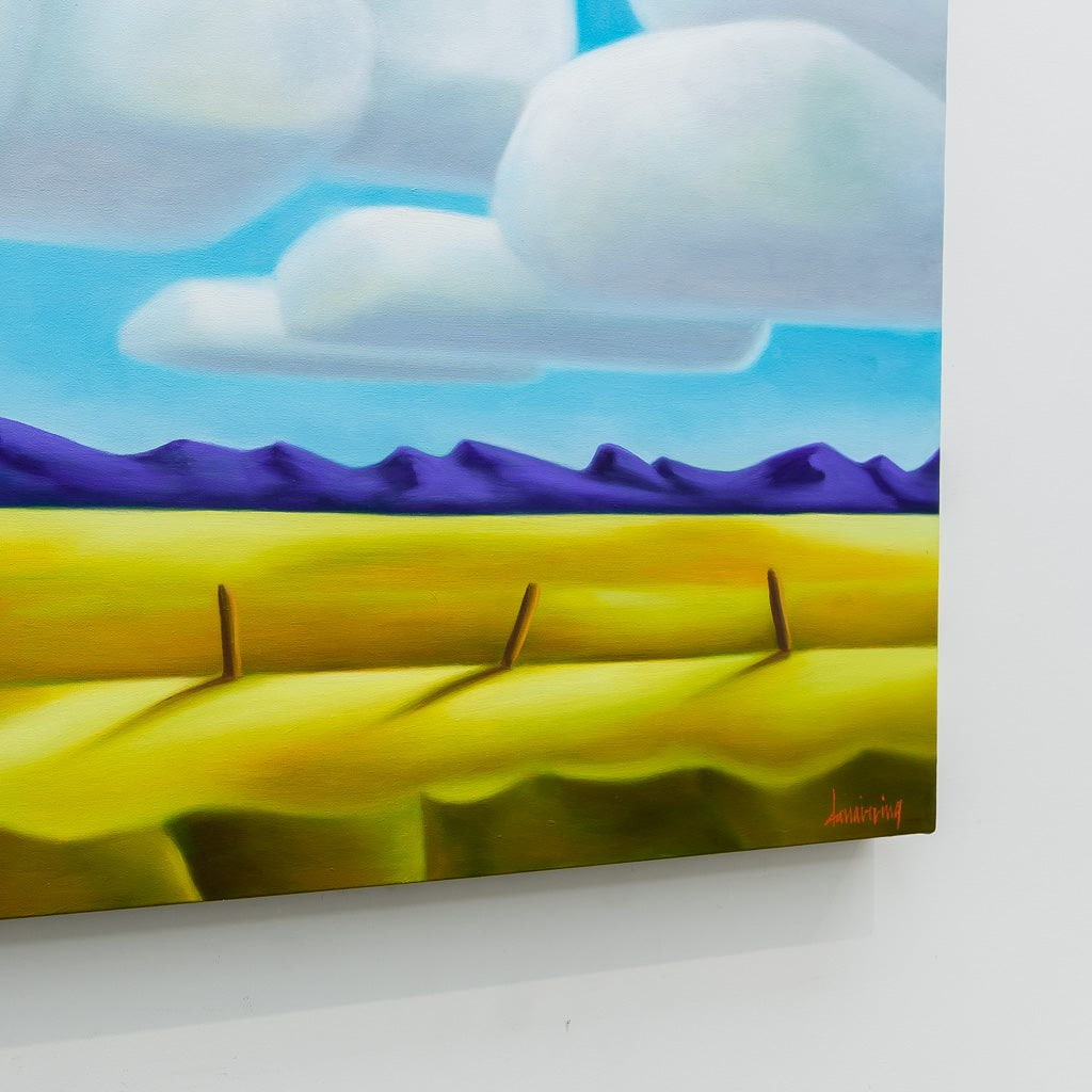 Marshmallow Sky | 24" x 48" Oil on Canvas Dana Irving