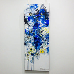 Elena Henderson Delicate Balance Series I 48" x 18" Acrylic on Canvas