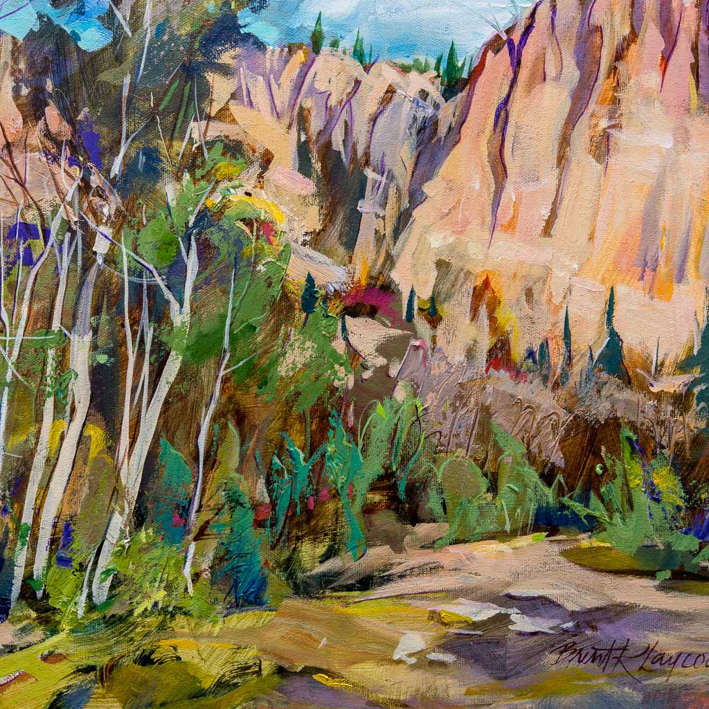 Dutch Creek Hoodos | 18" x 24" Acrylic on Canvas Brent Laycock RCA