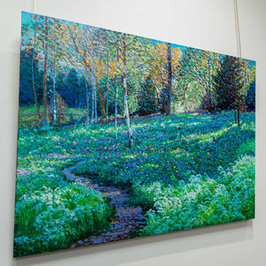 Shi Le Early Summer | 36" x 48" Acrylic on Canvas