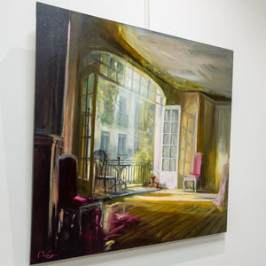 Pierre Giroux Élégance | 40" x 40" Oil on Canvas