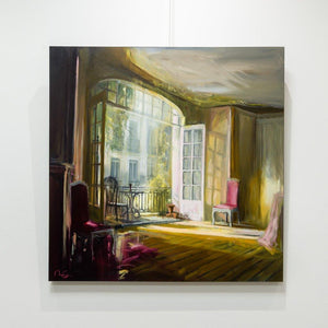Pierre Giroux Élégance | 40" x 40" Oil on Canvas