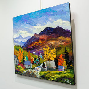 Guy Roy En Descendant | 30" x 30" Oil on Canvas