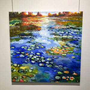 Sacha Barrette Étang 17 | 40" x 40" Acrylic on Canvas