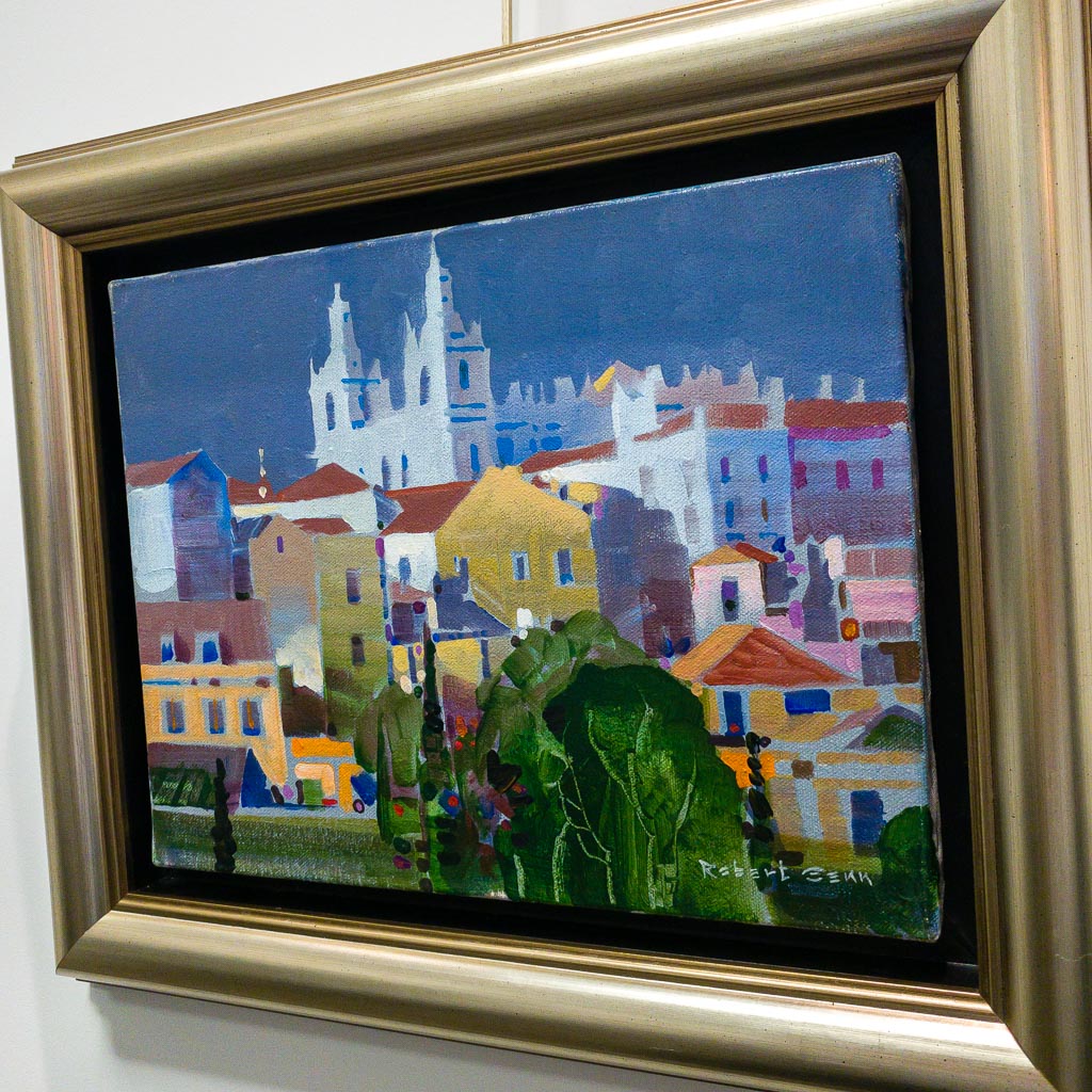 Evora, Portugal (2000) | 11" x 14" Acrylic on Canvas Robert Genn