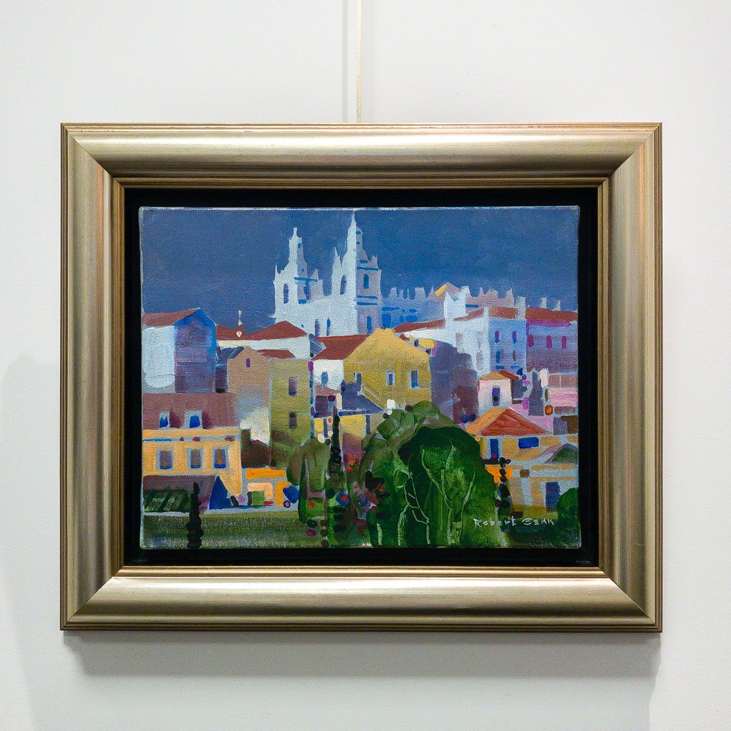 Evora, Portugal (2000) | 11" x 14" Acrylic on Canvas Robert Genn
