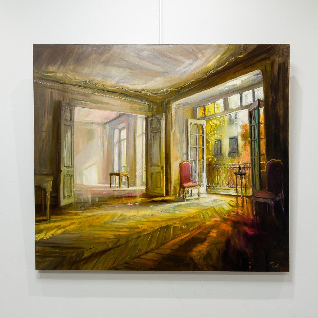 Falls' Hospitality | 48" x 54" Oil on Canvas Pierre Giroux