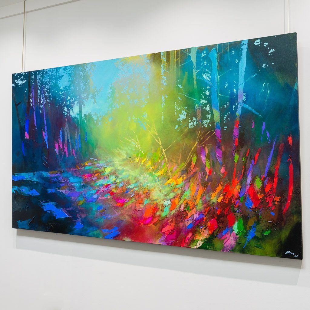 Blu Smith Feeling Invisible Here | 48" x 84" Mixed Media on canvas