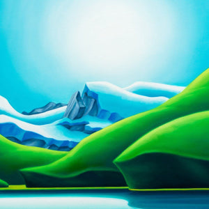 Dana Irving First Stop | 24" x 30" Oil on Canvas