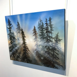 Richard Cole Forest Light | 24" x 30" Oil on Canvas