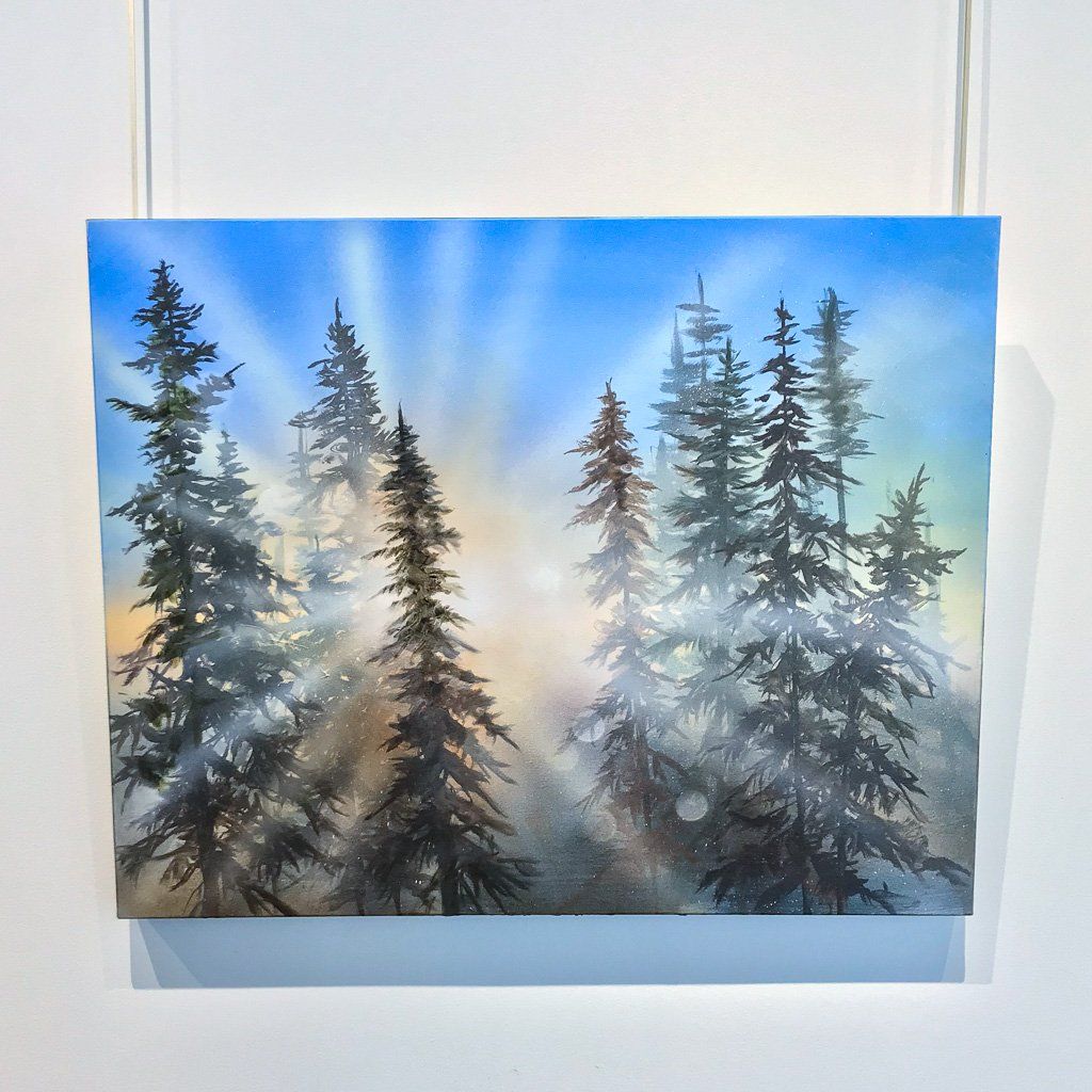 Richard Cole Forest Light | 24" x 30" Oil on Canvas