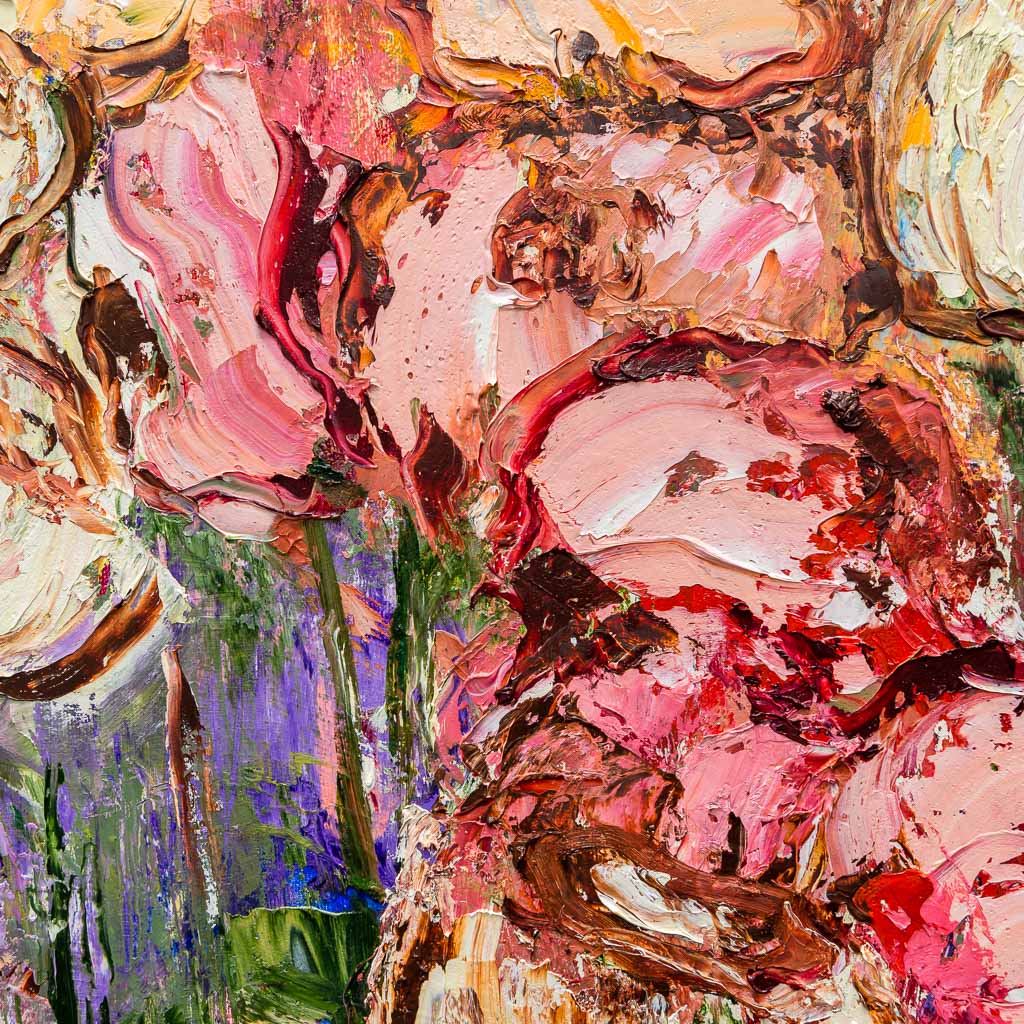 Garden Poppies | 20" x 24" Oil on Canvas Gerda Marschall