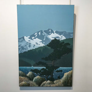 Ken Kirkby Glacial Lake | 36" x 24" Oil on Canvas