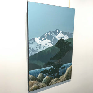 Ken Kirkby Glacial Lake | 36" x 24" Oil on Canvas