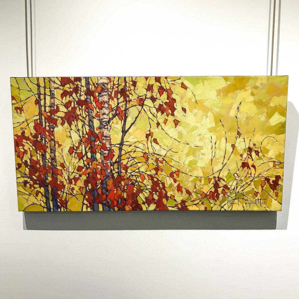 Paul Paquette Golden Sky | 18" x 36" Oil on Canvas