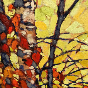 Paul Paquette Golden Sky | 18" x 36" Oil on Canvas