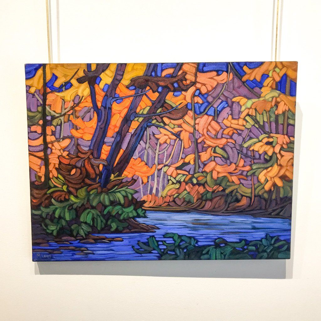 Goldstream Sunset | 18" x 24" Oil on Canvas Mary Ann Laing