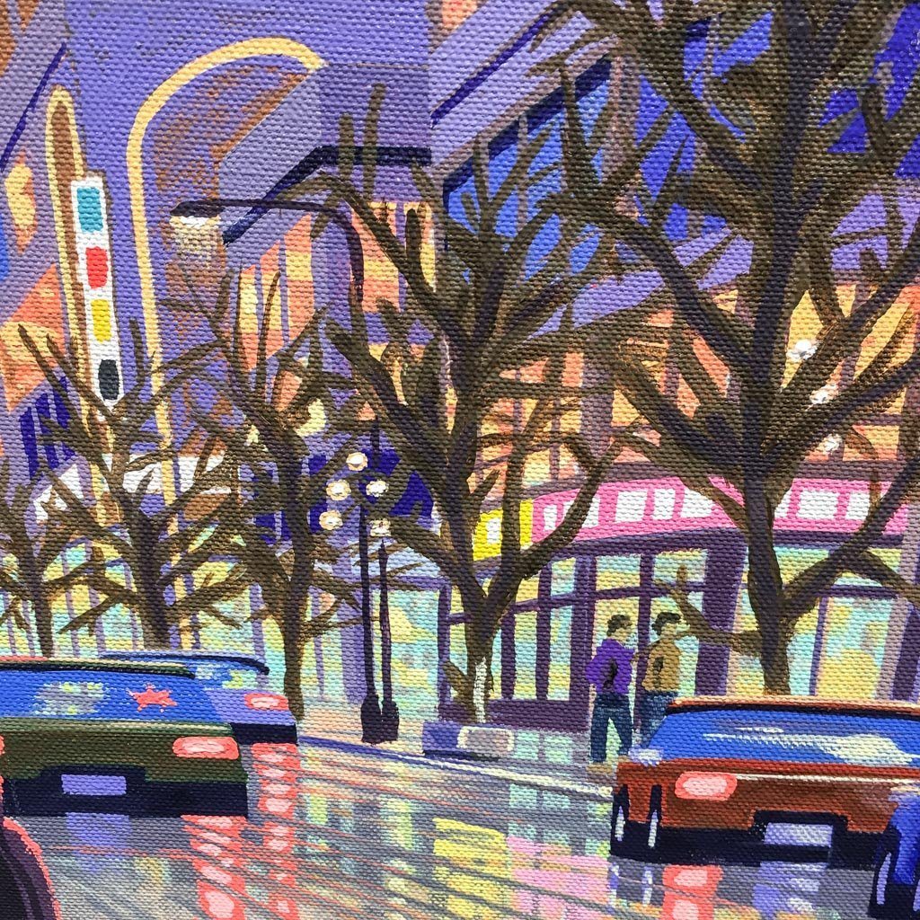 Government Street | 27" x 46" Oil on Canvas John Ogilvy