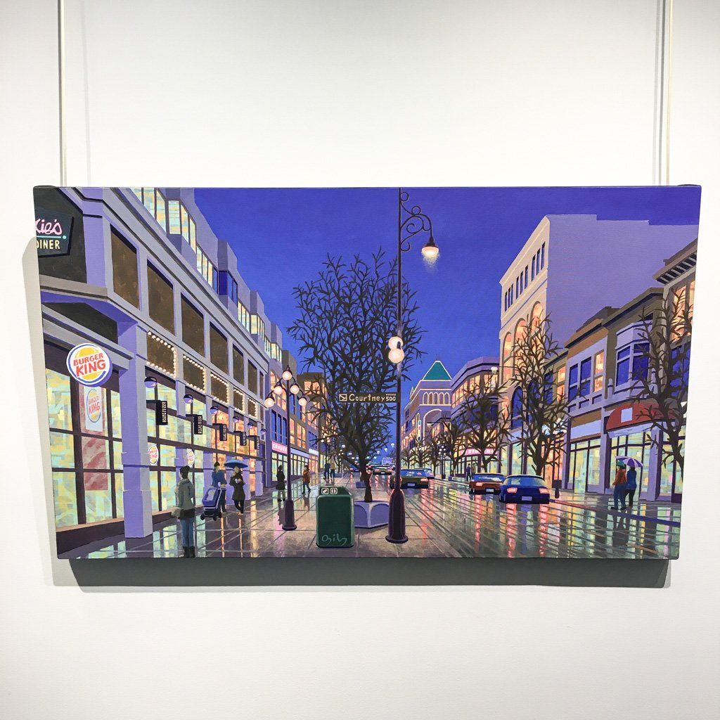 John Ogilvy Government Street | 27" x 46" Oil on Canvas