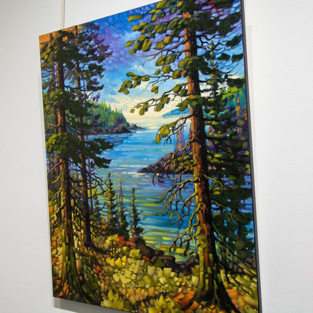 Rod Charlesworth Haida Shores, Summer Calm | 36" x 30" Oil on Canvas