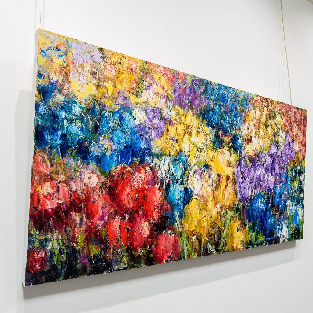 Happiness is... | 30" x 60" Oil on Canvas Gerda Marschall