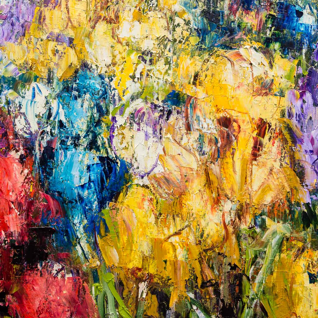 Happiness is... | 30" x 60" Oil on Canvas Gerda Marschall