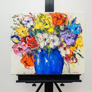 Gerda Marschall Happy Days | 20" x 24" Oil on Canvas