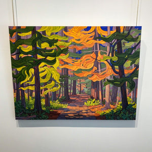 Mary Ann Laing Hogging the Limelight | 30" x 40" Oil on Canvas