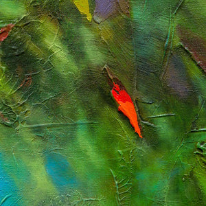 Blu Smith Hold the Line | 60" x 66" Mixed Media on canvas