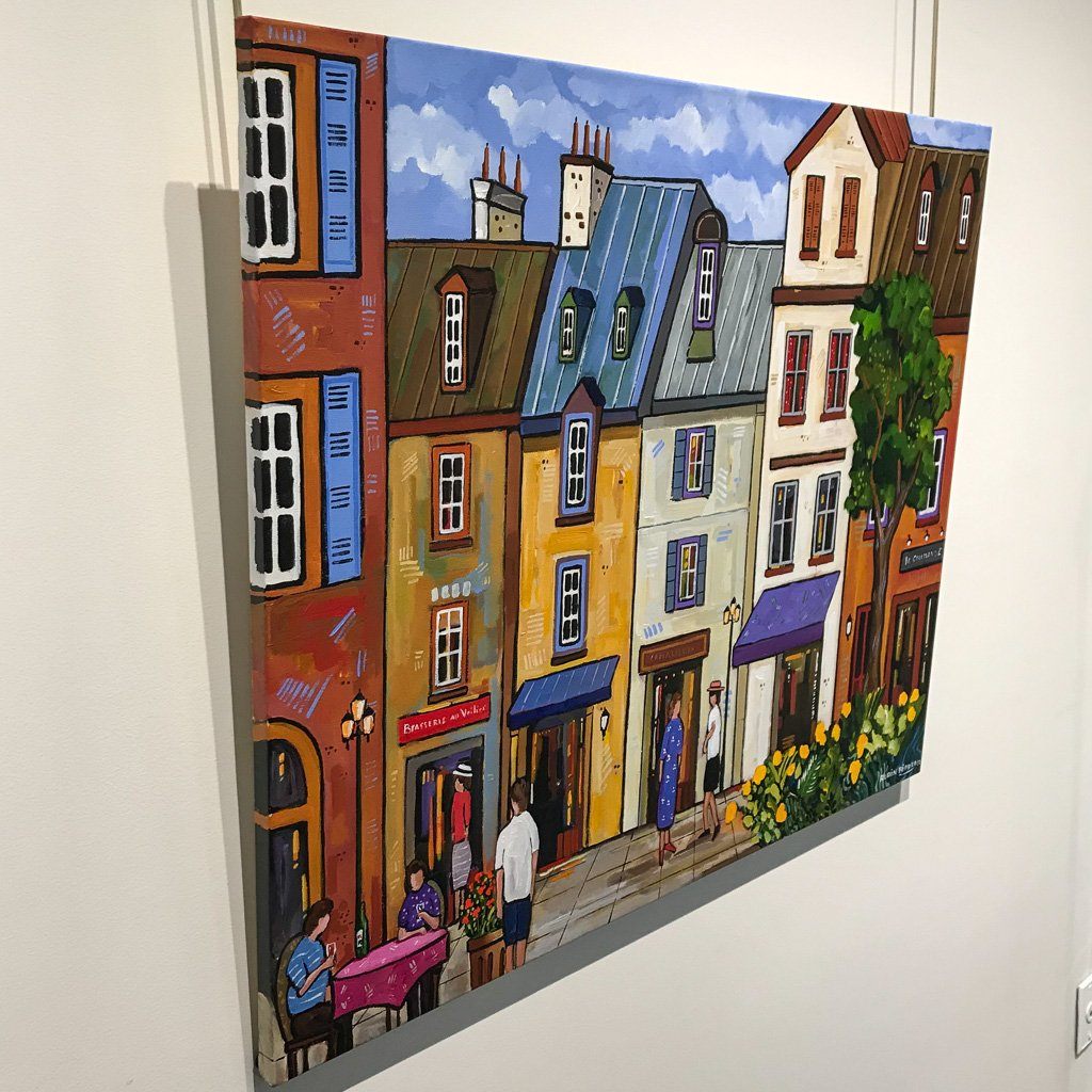 Alain Bédard Honfleur So Beautiful | 30" x 36" Acrylic on Canvas