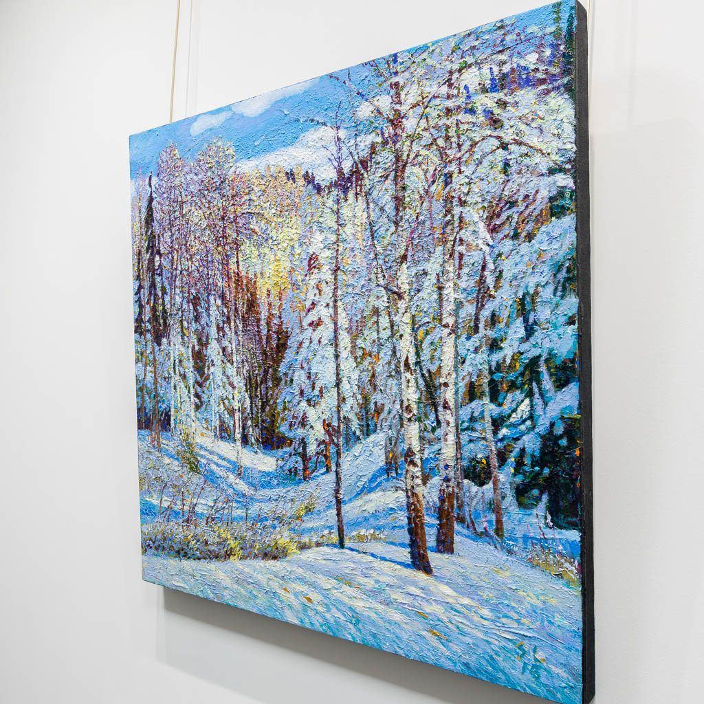 Shi Le Horseshoe Valley Winter #2 | 38.5" x 38.5" Acrylic on Canvas