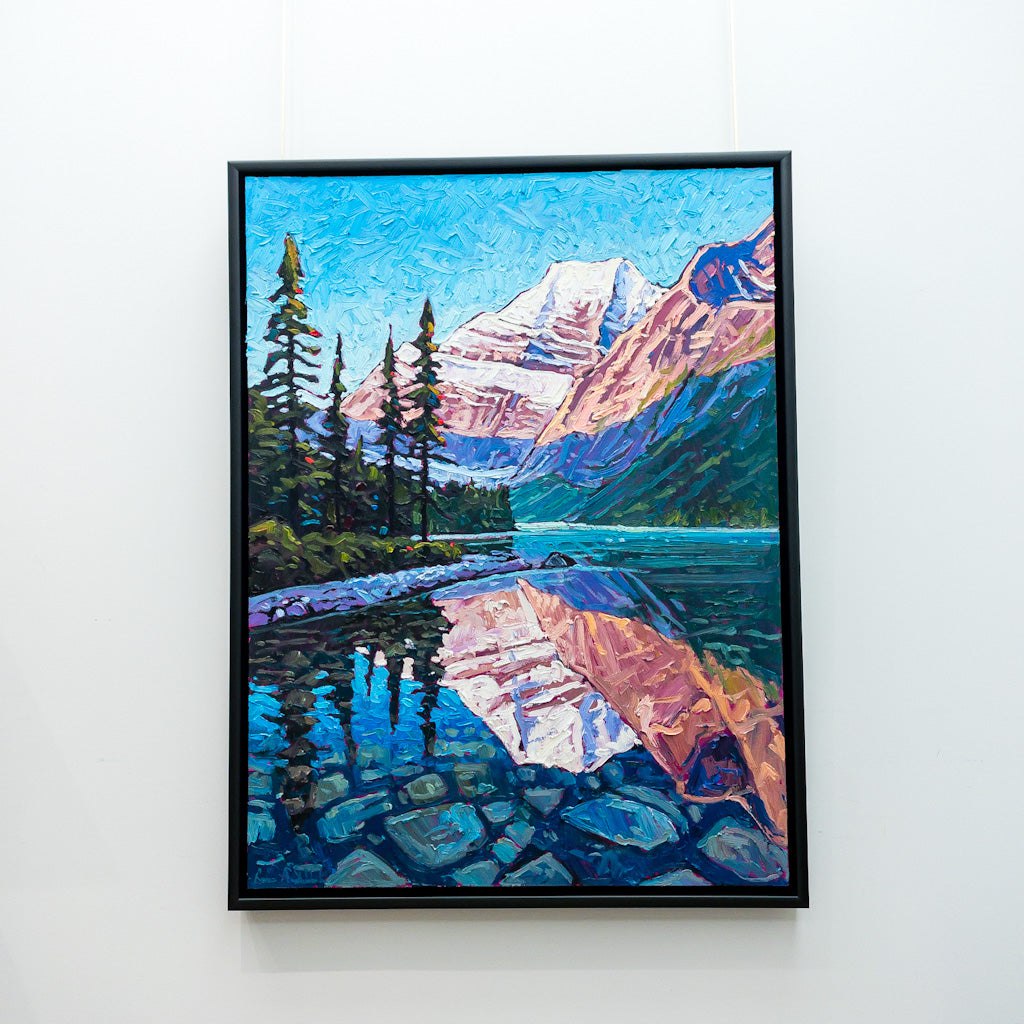 Mt. Edith Cavell | 40&quot; x 30&quot; Oil on Canvas Ryan Sobkovich