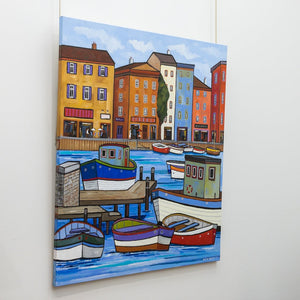 Alain Bédard The Ports | 40" x 36" Acrylic on Canvas