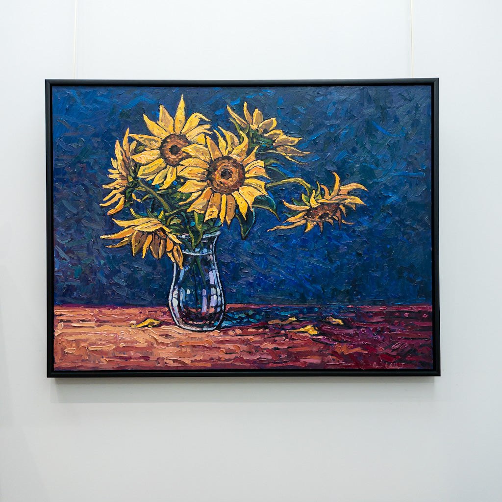 Still Life Sunflowers | 36" x 48" Oil on Canvas Ryan Sobkovich